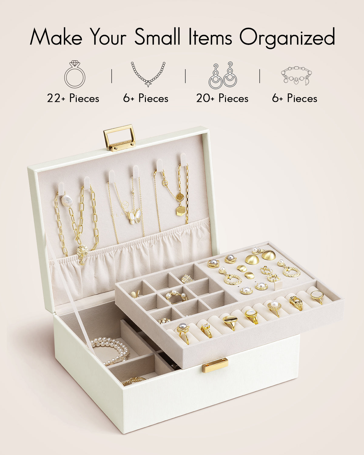 VLANDO Everyday Keepsake Medium Jewelry Box