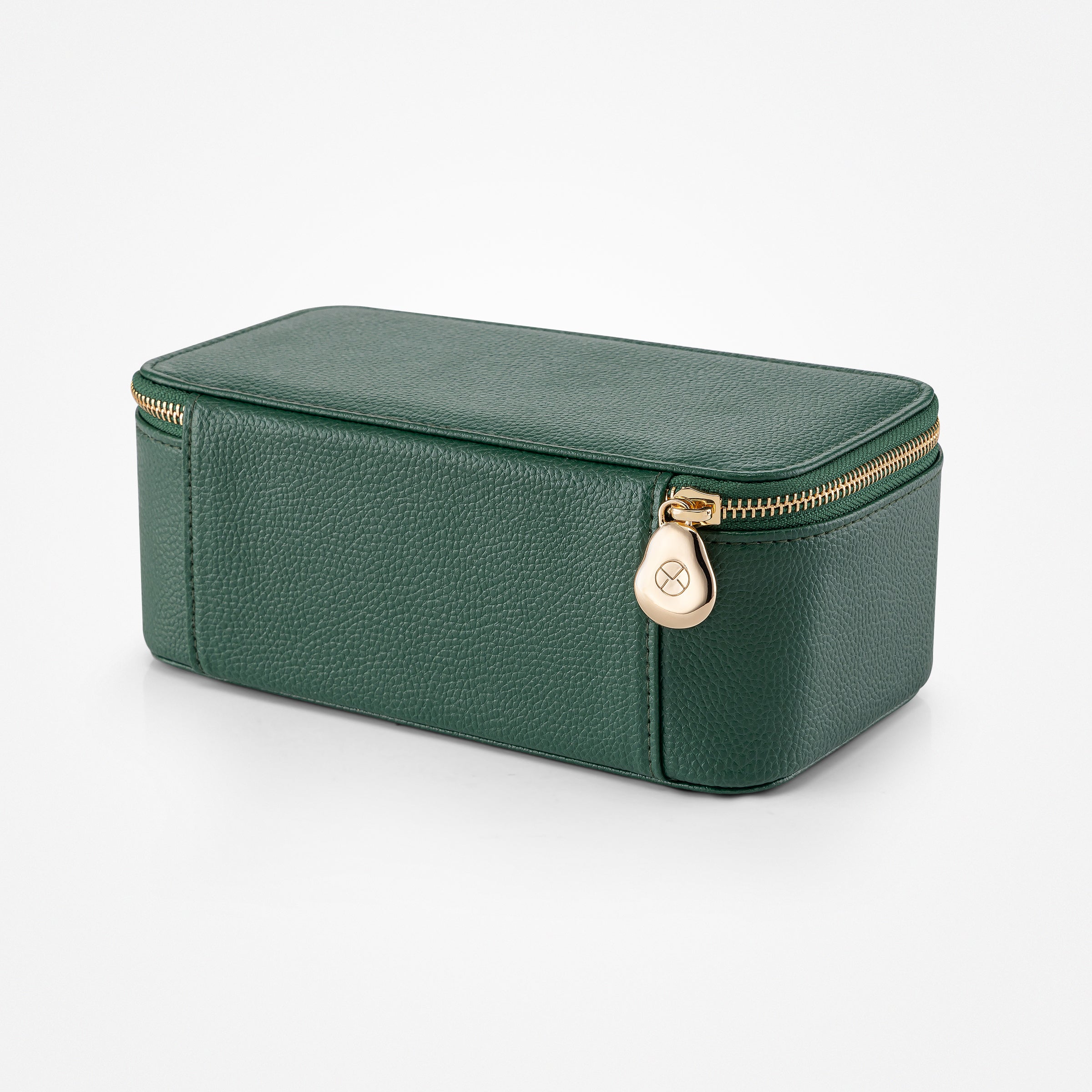 VLANDO Travel Ritua-Maidenhood Faux Leather Jewelry Organizer with 12 Visible Pouches,Portable Jewelry Storage