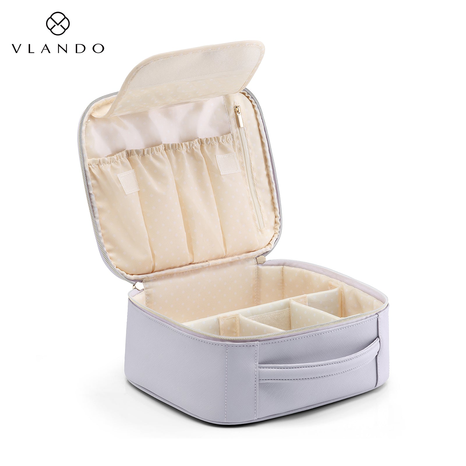 VLANDO Faye Waterproof Portable Travel Makeup Bag