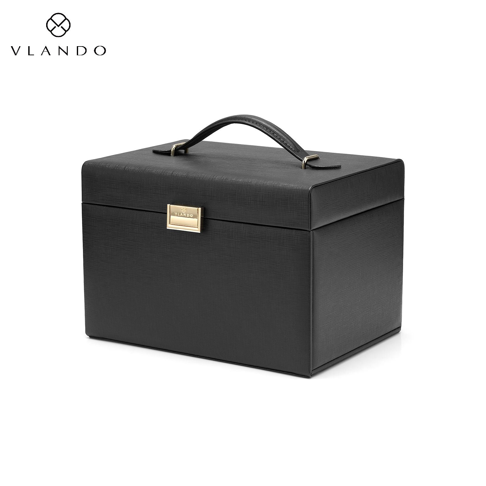 VLANDO City Beauty Classic Large Capacity Jewelry Box