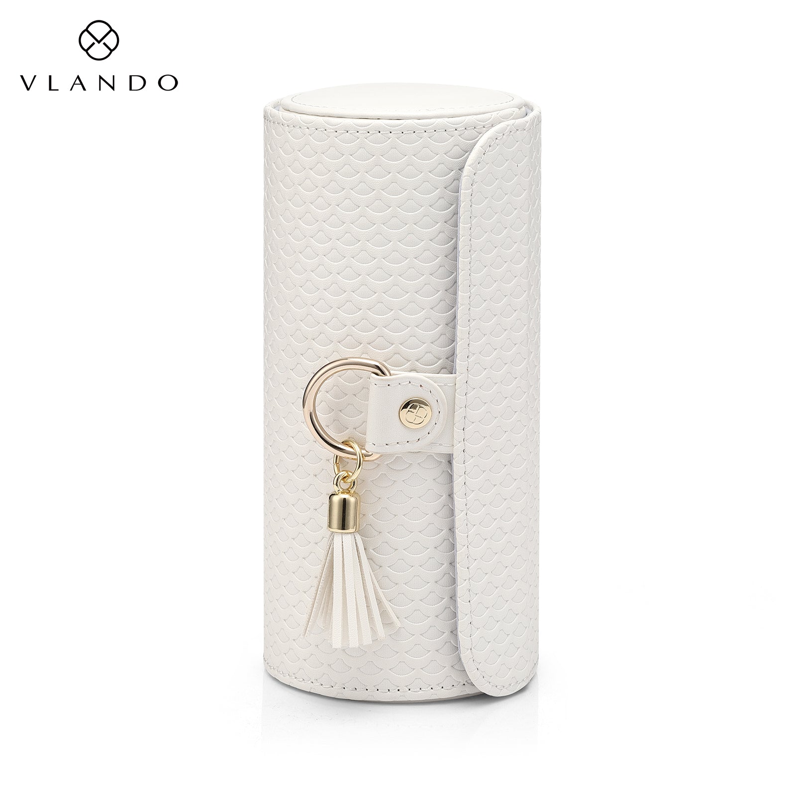 VLANDO Viaggio 3-Layer Rotation Small Travel Jewelry Box