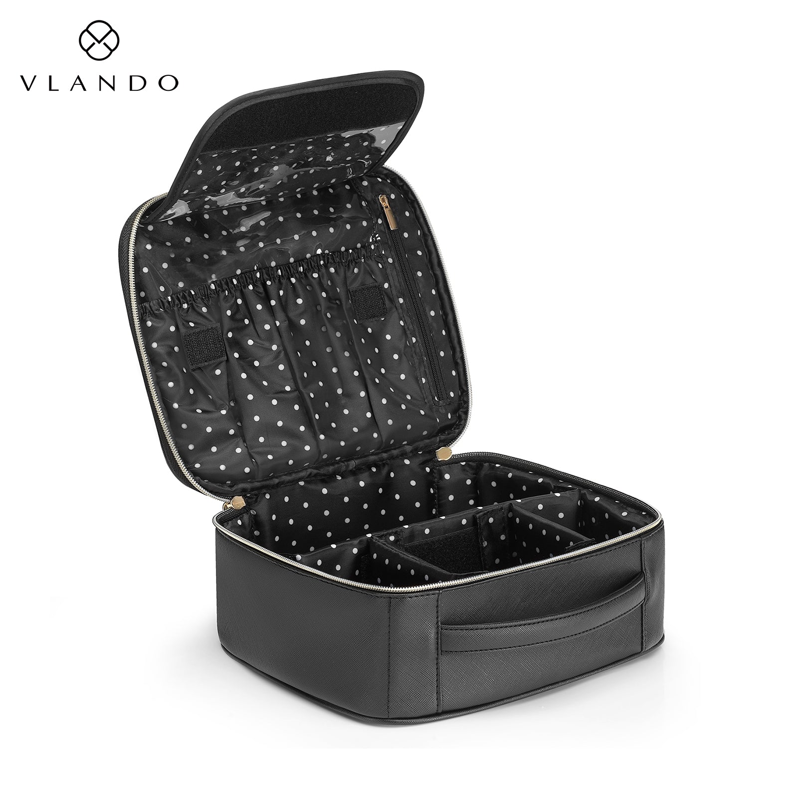 VLANDO Faye Waterproof Portable Travel Makeup Bag