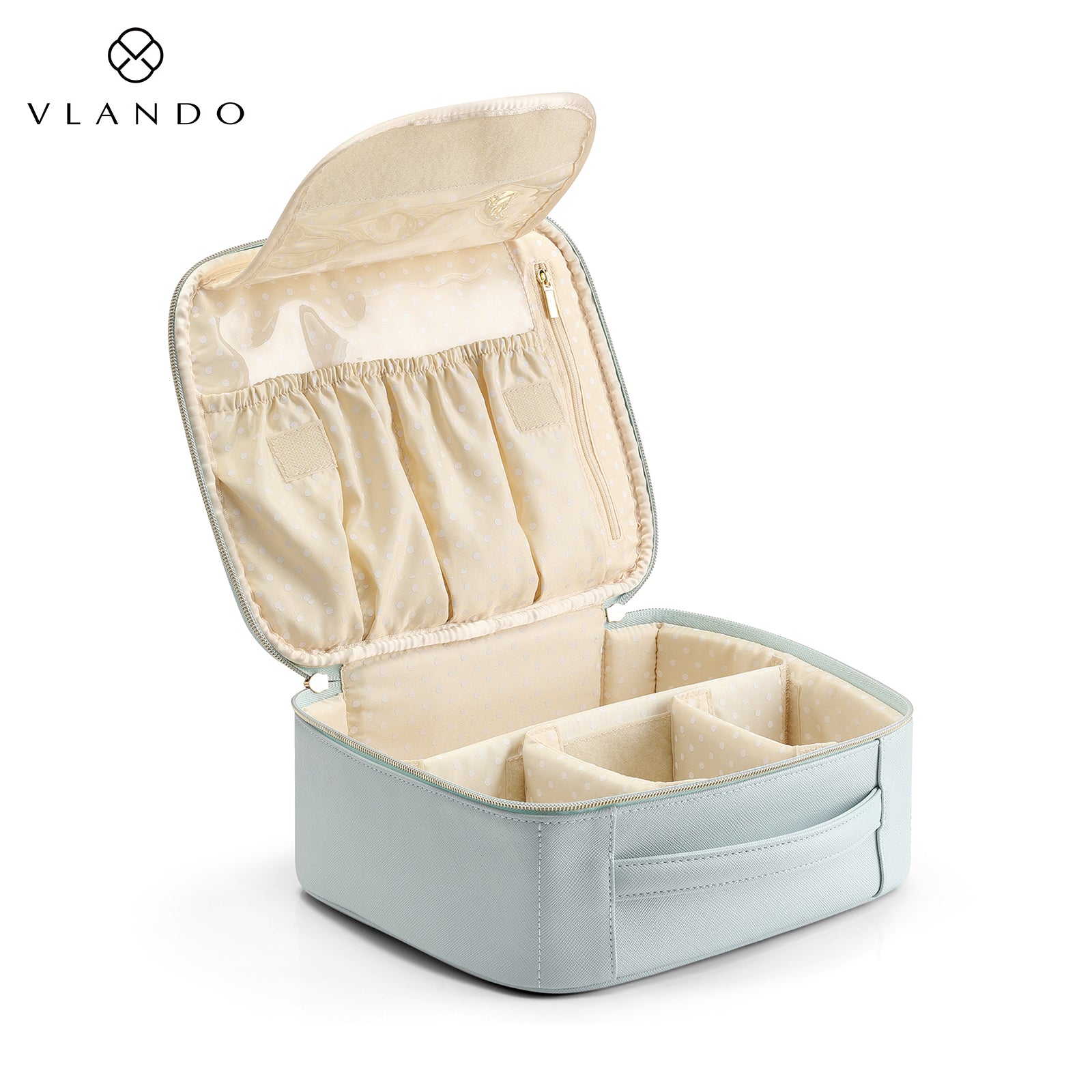 VLANDO Faye Waterproof Portable Travel Makeup Bag